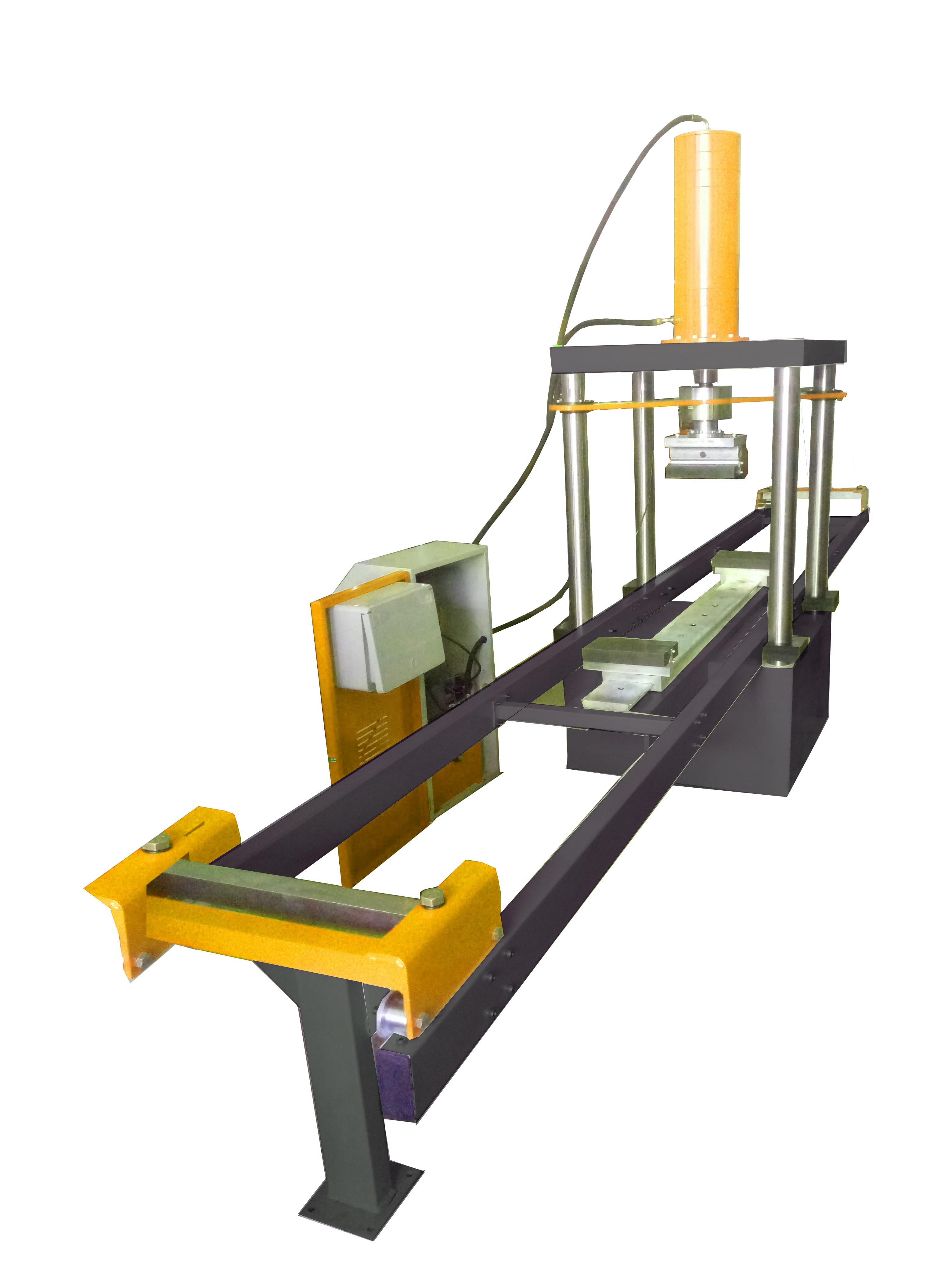 CONCRETE RAILWAY SLEEPERS AND BEARERS STATIC TESTING MACHINE