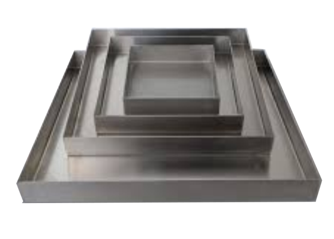 GALVANISED STEEL MIXING TRAYS