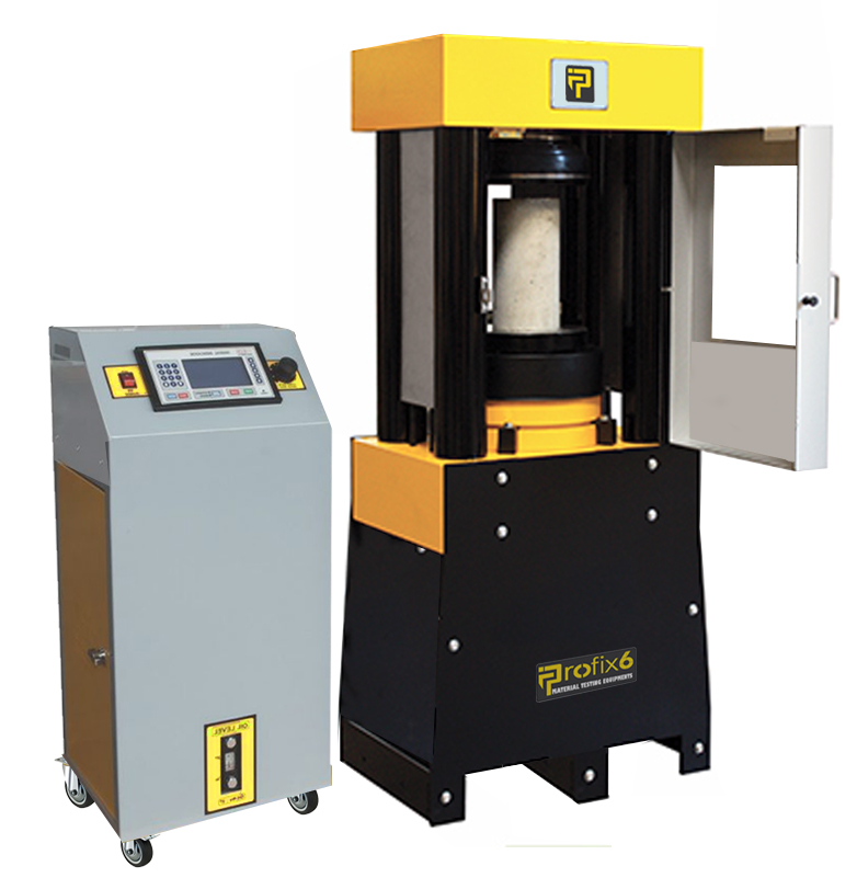 PX6 TOUCH PRO | FOUR COLUMN AUTOMATIC COMPRESSION TESTER FOR CUBES AND CYLINDERS